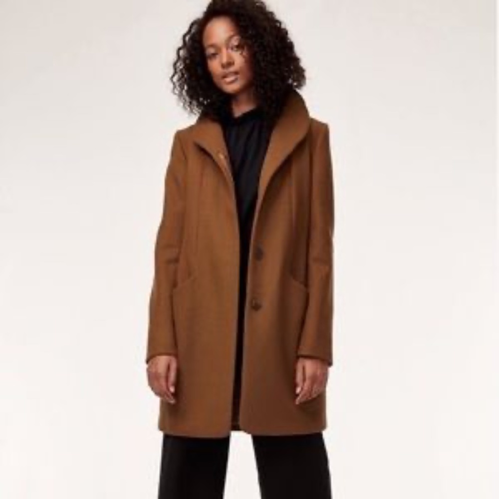 Aritzia Wilfred Cocoon Coat, Size XS